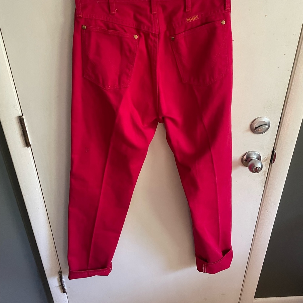 Vintage red wrangler jean sz 13 - Picture 8 of 10